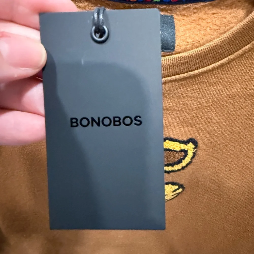 Bonobos Tan Sweatshirt with Giraffe Design - Picture 5 of 6